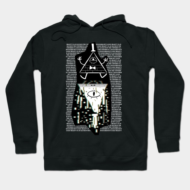 Cipher Glitch (words) Hoodie by DoraMie